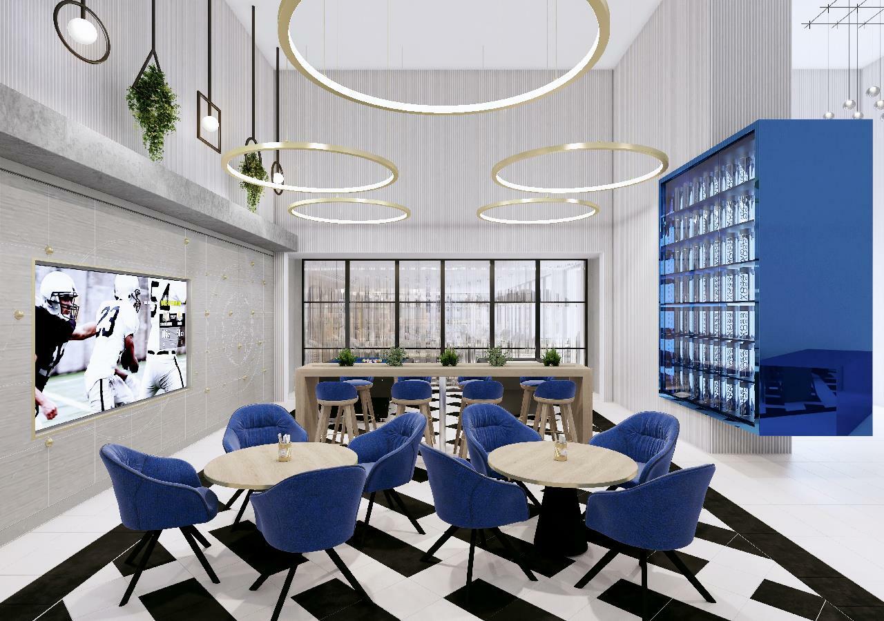 Millennium Atria Business Bay Aparthotel Dubaj Kültér fotó The interior of the new lounge